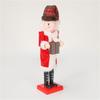 Drewniane świąteczne dziadki do orzechów piekarz figurka żołnierza ozdoby zabawkowe na świąteczne dekoracje świąteczne półki stół domowy