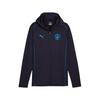 Ss24 Manchester City Casuals Hooded Jacket Fashion Logo Long Sleeve Zip Jacket Men Jacket Navy-Blue 777565-32