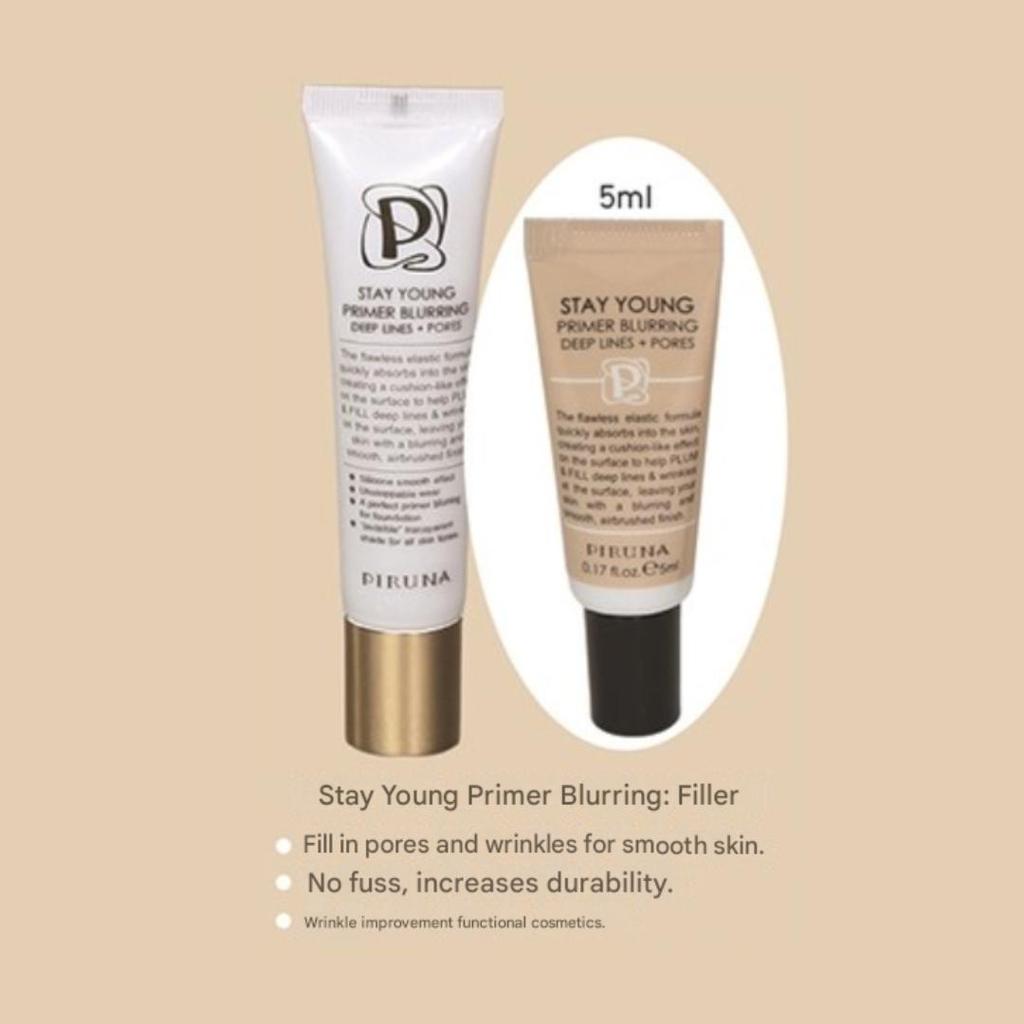 Cocoyoung Zestaw 5 sztuk bazowego makijażu podróżnego Piruna (Mini)