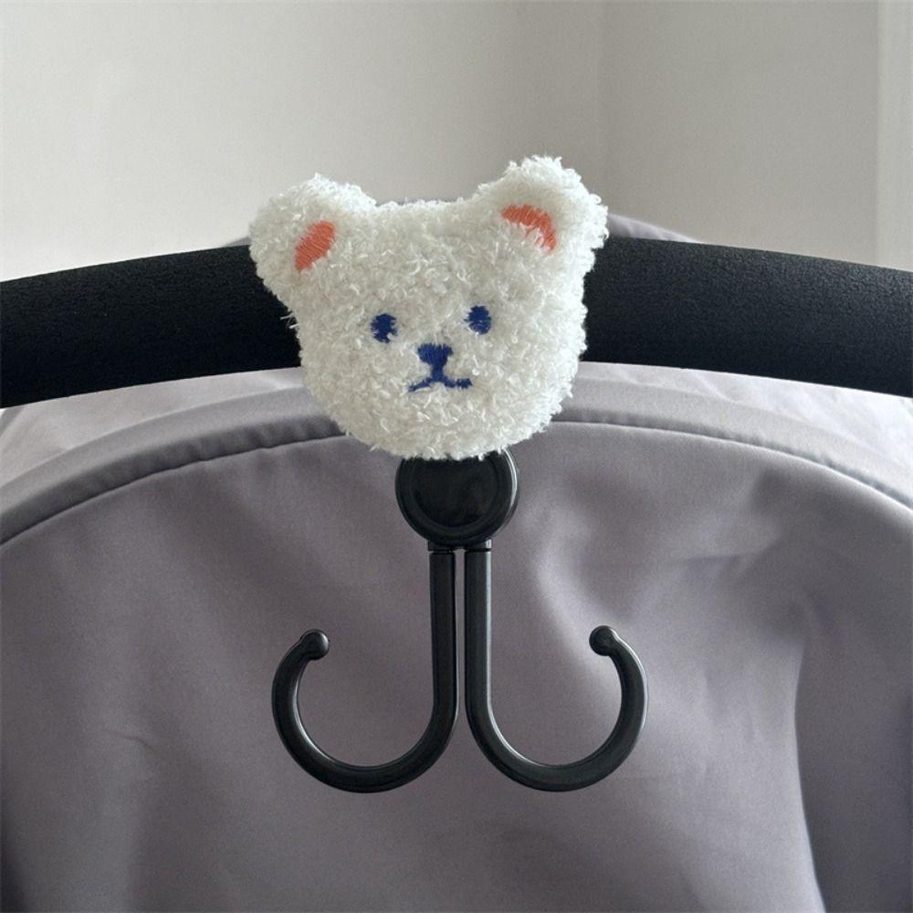 Multifunctional Baby Stroller Hook Bear Shape Stroller Accessories Durable Hanging Hook  Bike