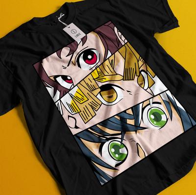 Tričko Demon Slayer Tričko Tanjiro Tričko Nezuko Tričko Muzan Doma Tričko Inosuke Zenitsu