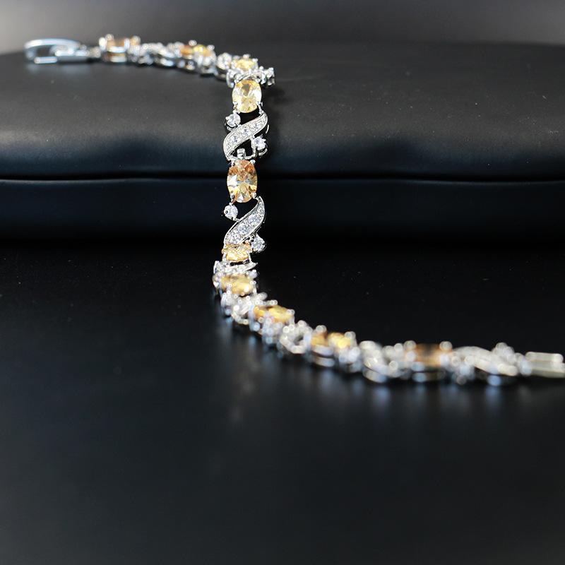 Korean Fashion Wedding Dress Zircon Bracelet Womens Sweet Birthday Gift