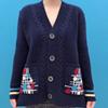 Autumn Winter Women's Knitted Cardigan Sweater Thickened Plus Size Cardigan Jacket V-neck Twist Loose Knitted Short Jacket