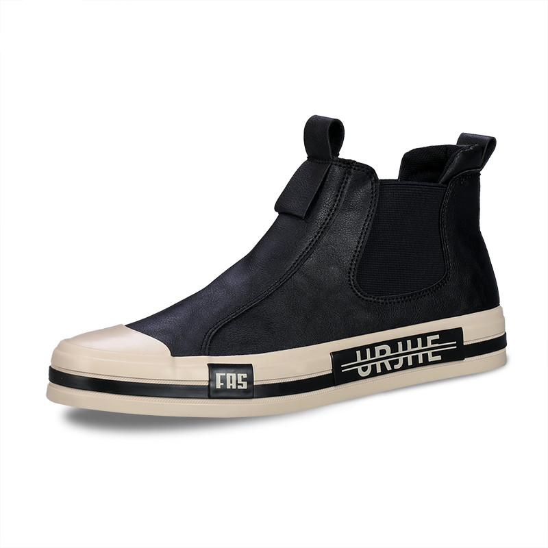 

Осенние кожаные повседневные кроссовки мужские модные желтые мужские высокие туфли кожаные мокасины удобные лоферы обувь для мужчин 2024 38