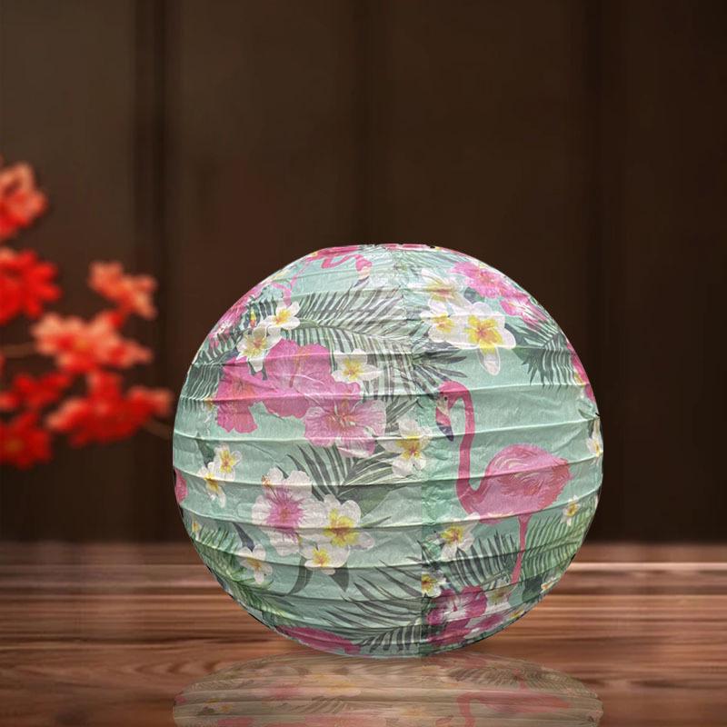 Pineapple Flamingo Flower DIY Paper Lantern Party Decor