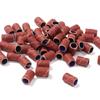 100Pcs 80/120/150/180/240Grit Nail Sanding Bands for Nail Drill Fine Grit Nail