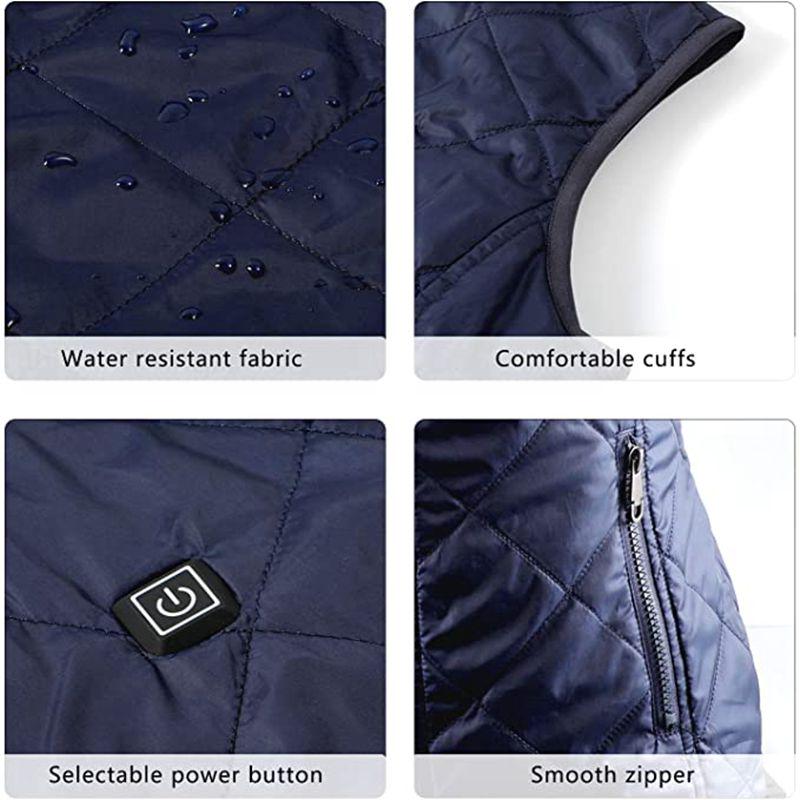 Women's USB Heated Vest - Smart Winter Warmth & Electric Heating
