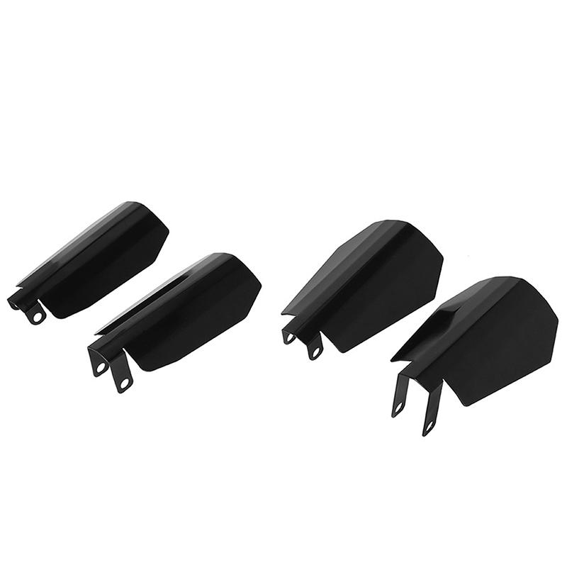 Universal Gloss Black Motorcycle Hand Guards Extensions Protectors Shields Wind Deflectors for Harley