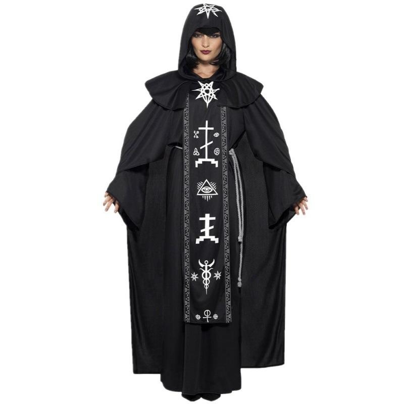 Halloween Costume Whimsical For Adults With Cozy Wizard And Witch Robes Made From Blend Cotton