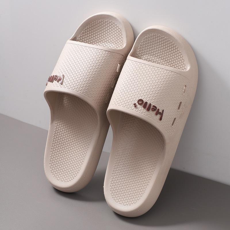 Damen Sommerschuhe einfach, Herren weiche Hausschuhe, rutschfeste Sandalen für Paare Badezimmer, bequeme Outdoor-Strandschuhe für Erwachsene