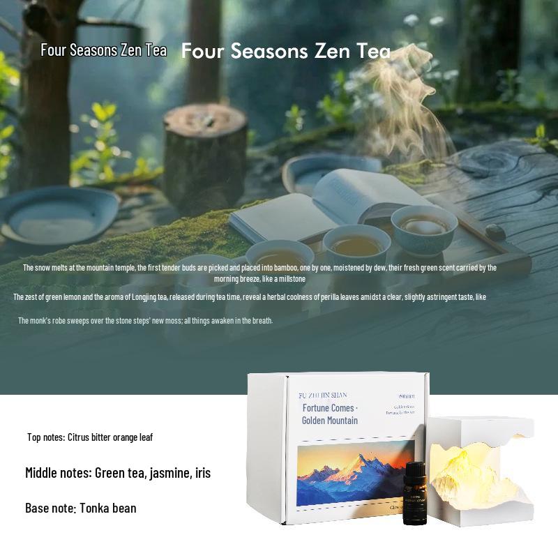 Sunshine Golden Mountain Aromatic Lamp Home & Event Decor Gift Set