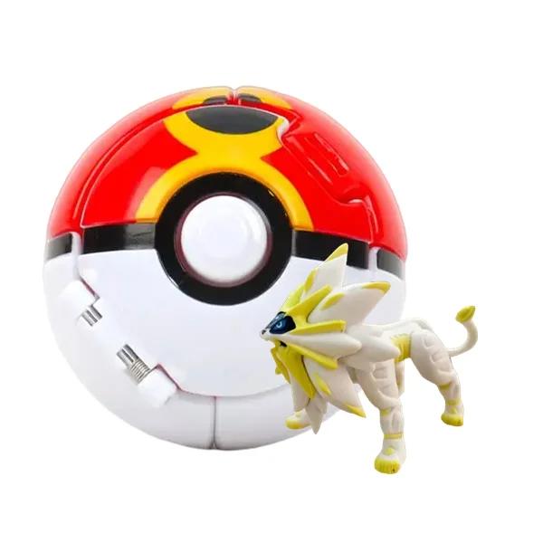 Pokemon Elfball Figur Pikachu Glurak Turtok Mewtu Pocket Monster Variante Pokeball Verformbare Spielzeuge Actionmodell Geschenk