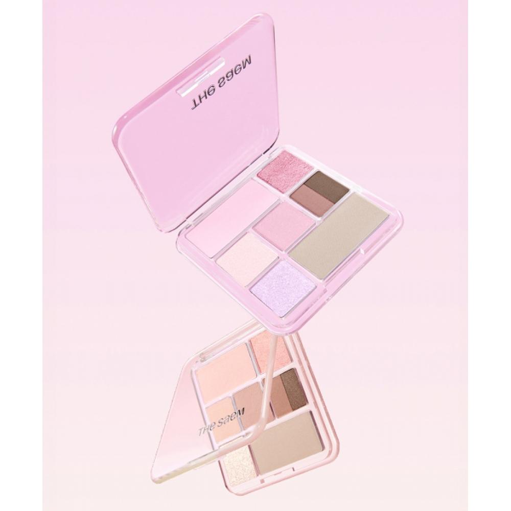 Thesaem Spring Water Shadow Box Palette 2colors 02 Soft white peach