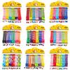 12PCS Nylon Dog Collars with Bells Adjustable Casual Safety Neck Strap Fashionable Pet Cat Collars for Dogs