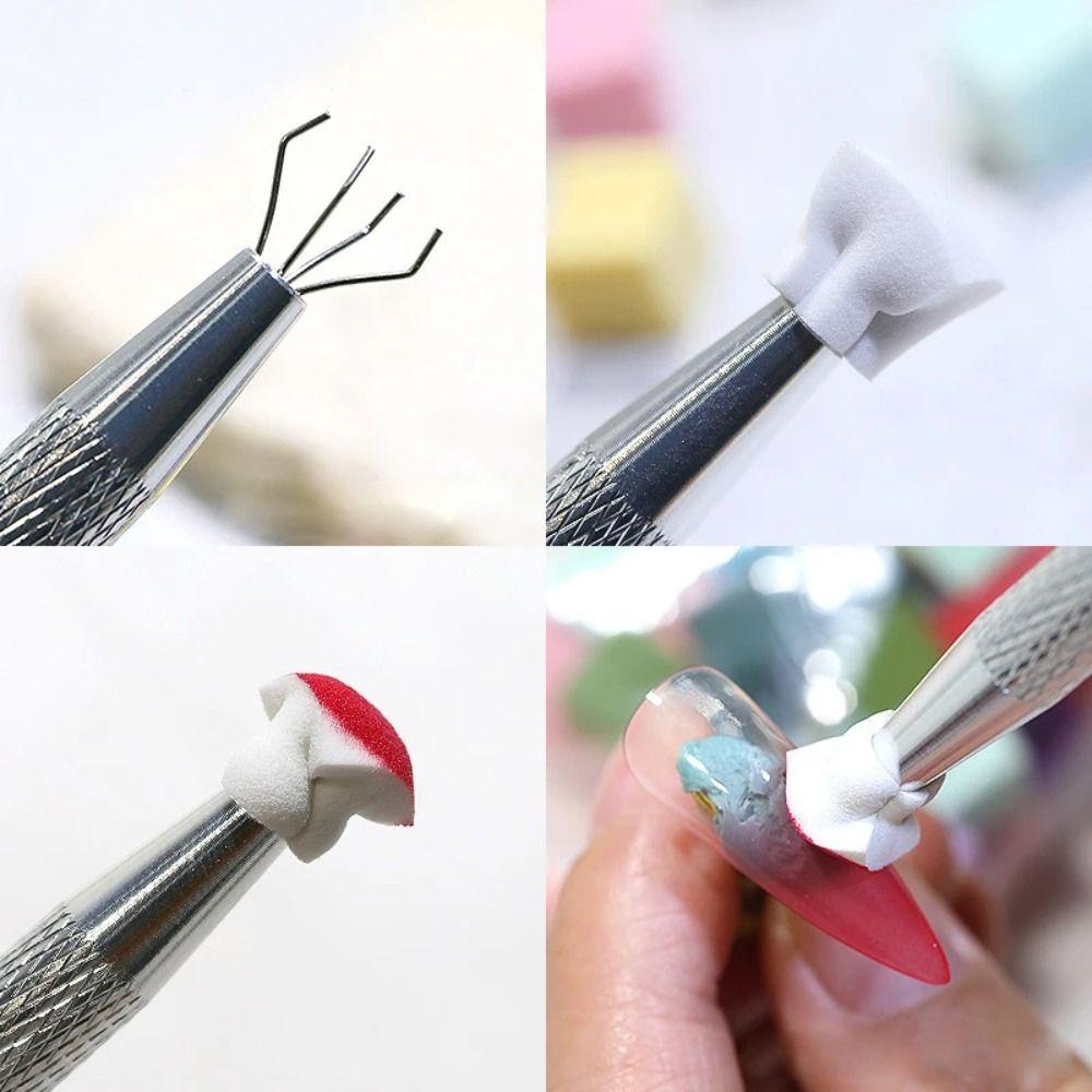 High Rebound DIY Manicure Makeup Sponge Coloring Stamping Nail Stamper Sponge  Pedicure