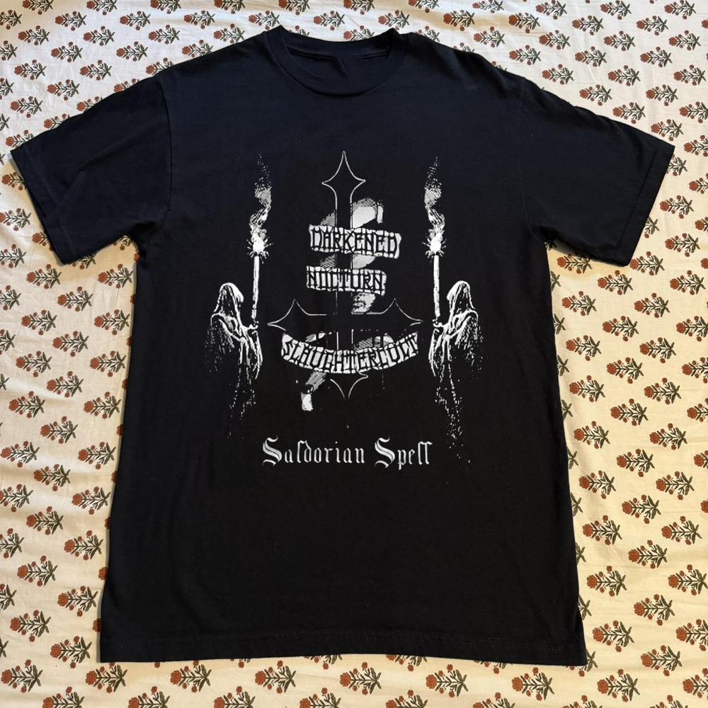 

Новая коллекция Darkened Nocturn Slaughtercult Футболка от S до 4XL Унисекс футболка XXL