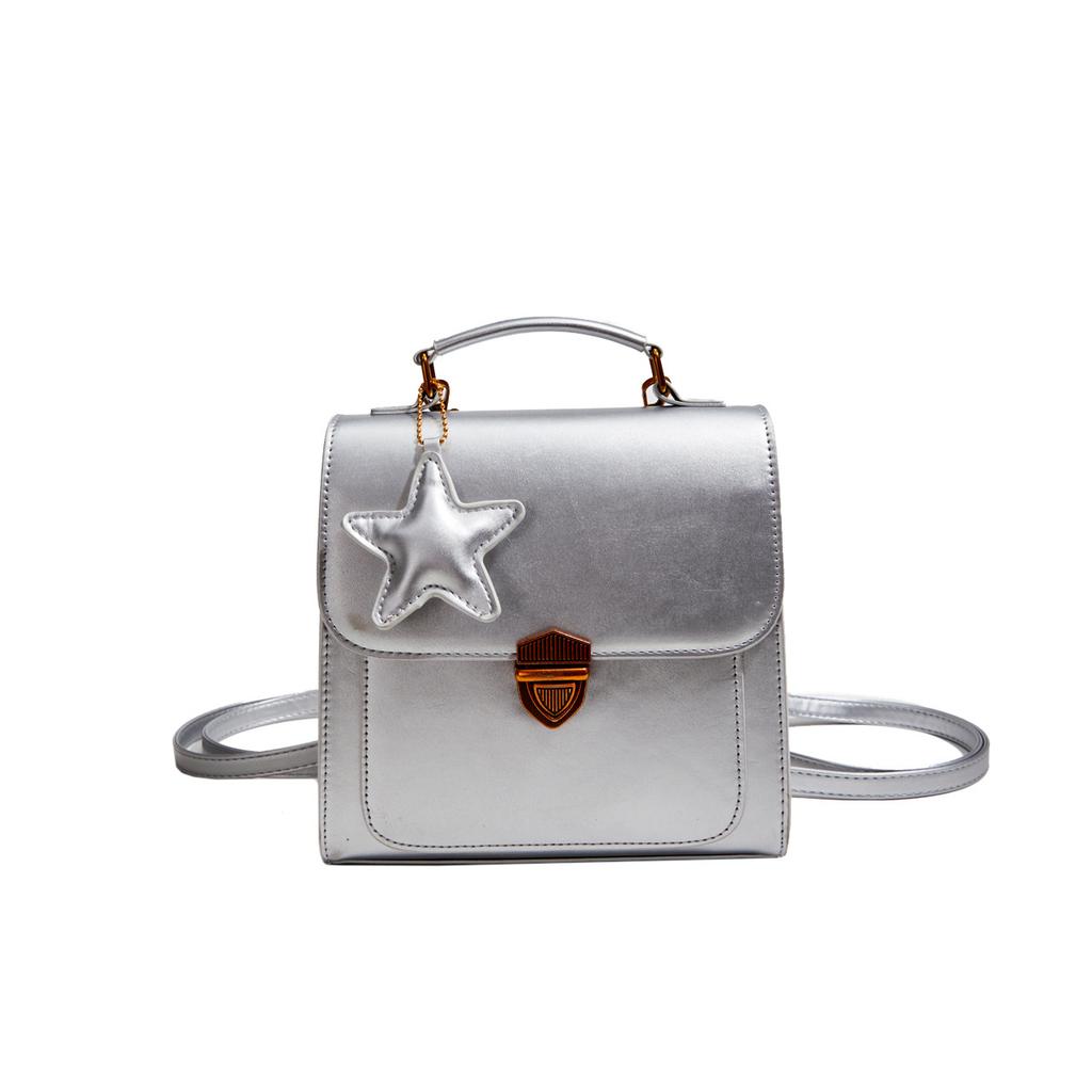 Backpack Women's New Fashion Portable Small Square Bag Casual Versatile Single Shoulder Oblique