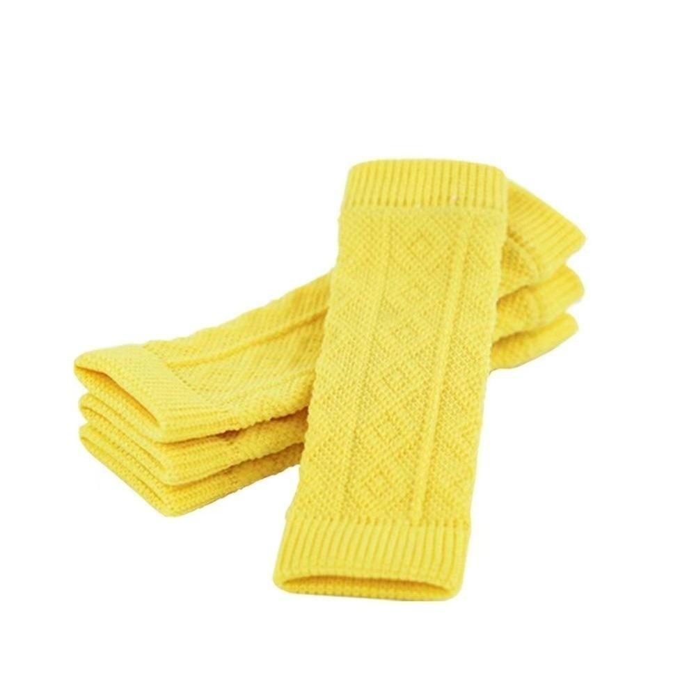 Warme Hundebeinlinge Elastische Gestrickte Hundebeinwärmer Welpenbeinschutz Haustier Socken Beinschutz