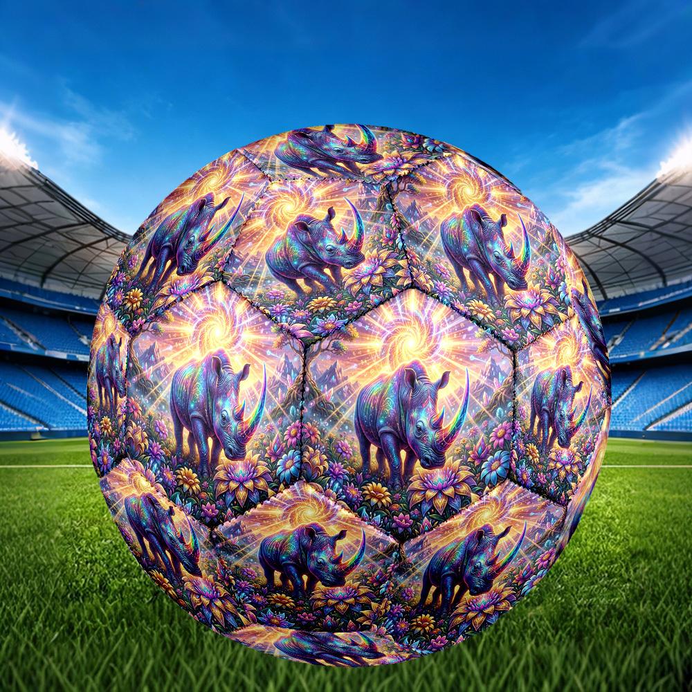 1pc Rhino Garden Durable Size 5 Soccer Ball Professional Match Training Football Indoor &Outdoor Sports Ball p60148