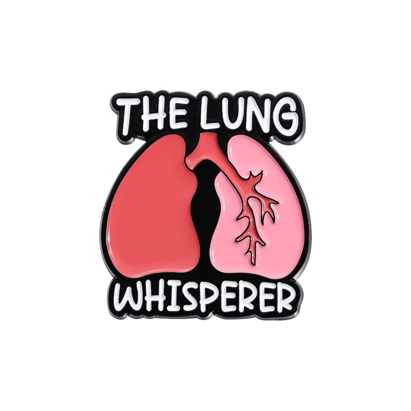 Medizinische Organ Emaille Pins Lunge Herz Gehirn Darm Brust Menschliche Meridiane Reversabzeichen Rucksack Schmuck Geschenke Für Mediziner Freunde