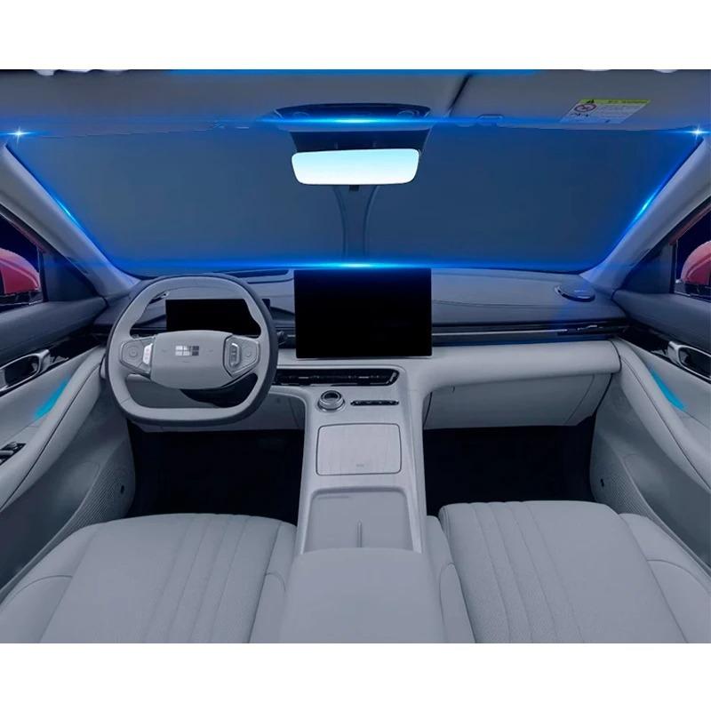 For Geely EX5 Galaxy E5 2024 2025 2026 Car Foldable Car Sun Visor Front Windshield Sunshade Heat Insulation AccessoriesWindshield Sunshades 1