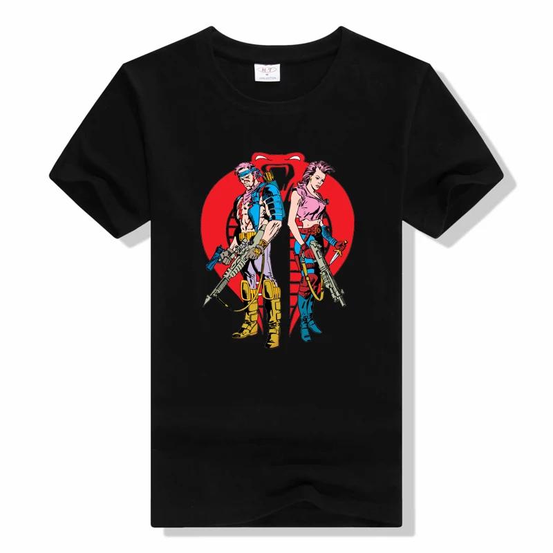 Gi Joe Cobra T-Shirt Cobra animal print tees funny vintage Short sleeved summer fashion casual t shirt