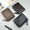 Men's Wallet Fashion Multifunctional Men's Wallet Bank Card Storage Bag Vertical Zipper Wallet
