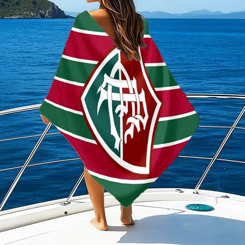 Flumi-nense Football Club Printed Beach Towel, Super Soft Microfiber, Perfect Gift Birthday, for Pool, Beach, Travel, for family and friends