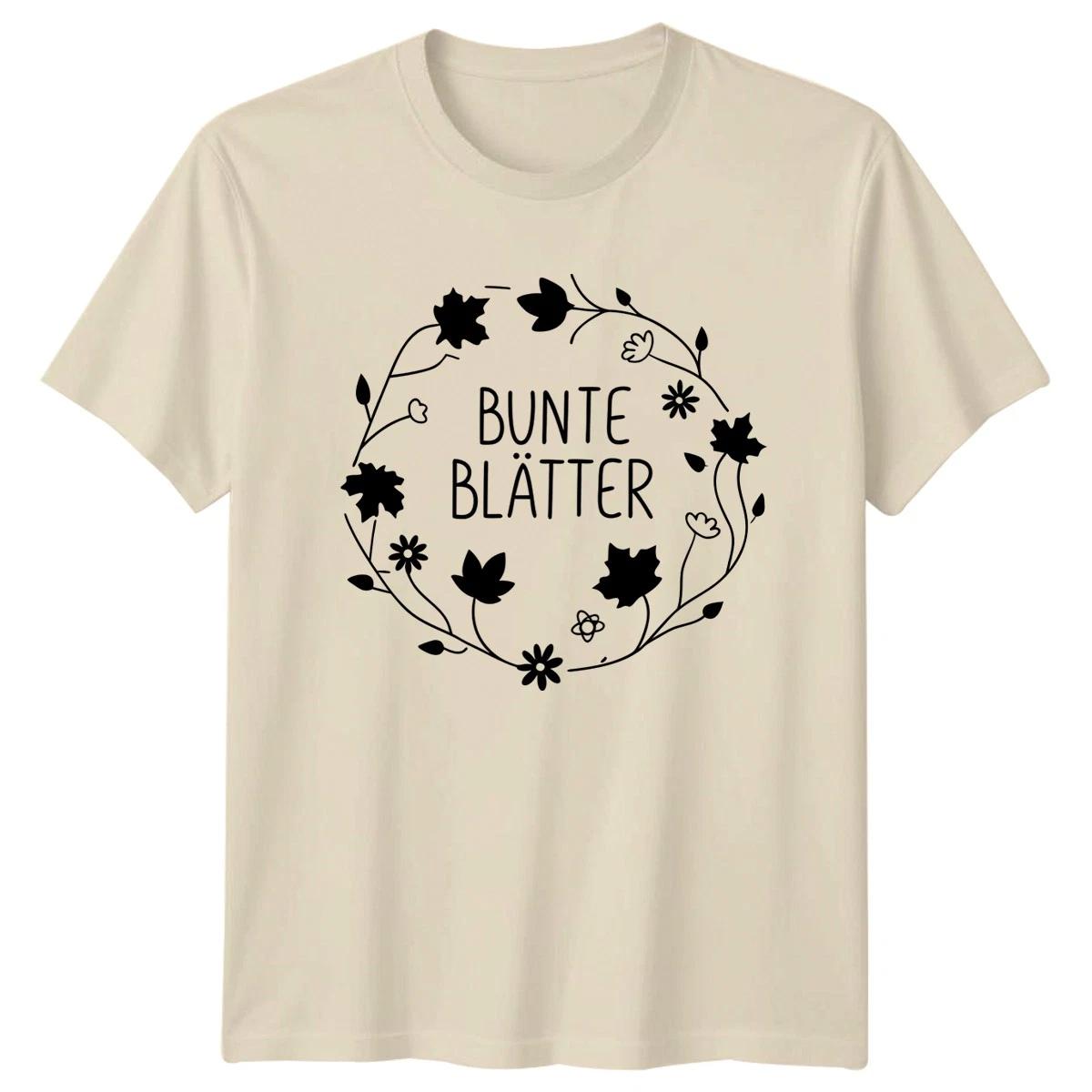 Bunte Bl?tter Womens T-Shirt Autumn Leaves Nature Autumn Gift For Her XXXXL