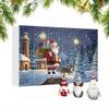 Christmas Gnome Advent Calendar Plastic Figures For Holiday Decor