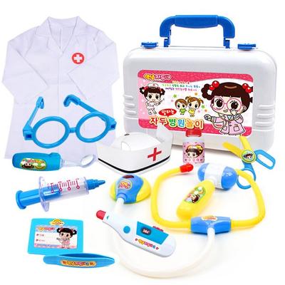 Hello Jadu, Hospital Play + New Doctor Gown, Blue, Korean Popular Toys