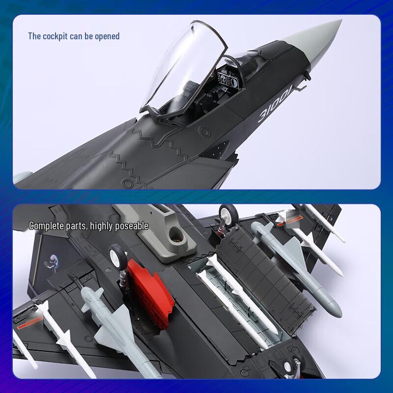 J-31 Fighter Jet Alloy Model