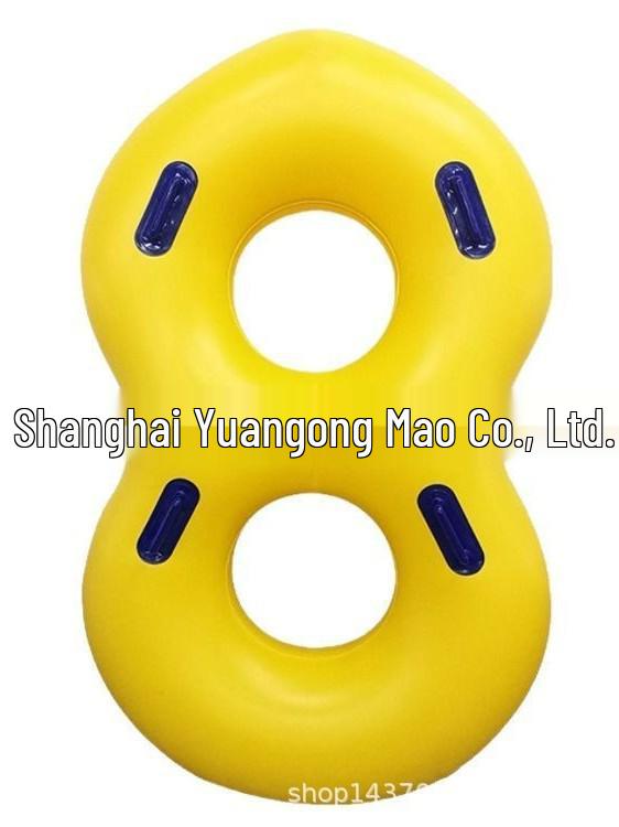 Inflatable High-Temperature Resistant Multi-Hole Water Park Raft Ring жёлтый