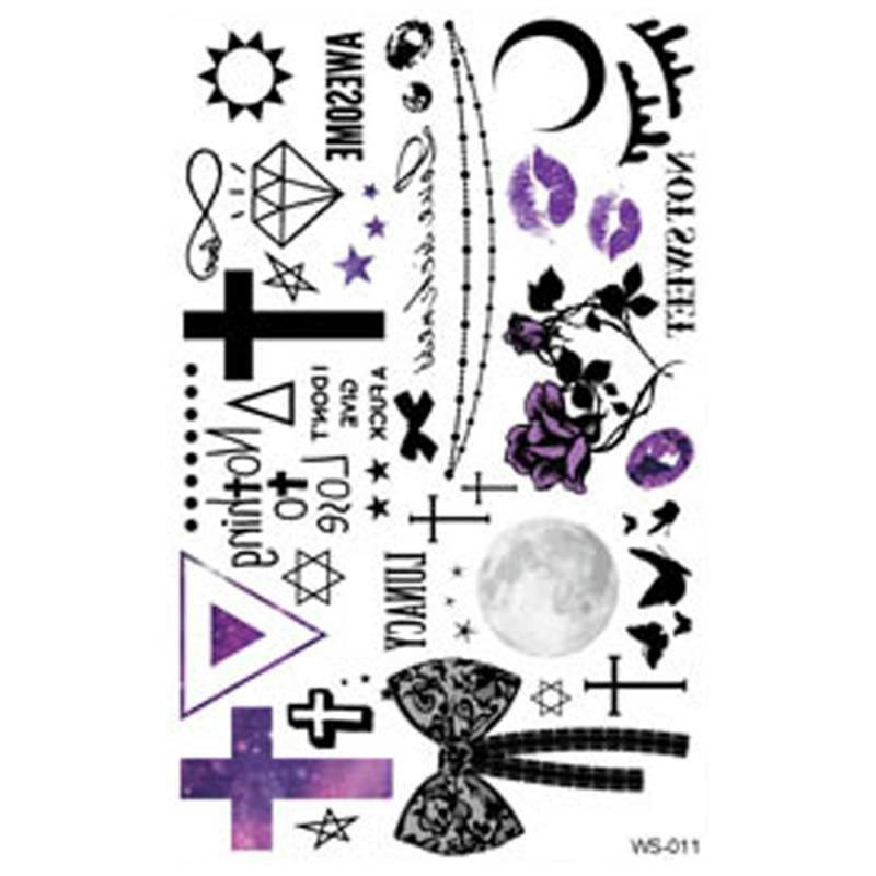 Halloween Realistic Terror Wounds Tattoos Waterproof Tattoo Sticker With Fake Scab Blood Special Costume Small Neck Fake Tatoo