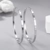 Personalized European & American Trend Elegant Hollow Square & Round Big Hoop Earrings for Women.