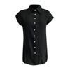 Women's Casual Fashion Short Sleeve Color Single Breasted Shirt Top