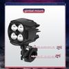 Motorcycle LED Fog Light Auxiliary Headlight Hi/Low Beam Moto Fog Driving Light Spotlight Work Lamp for Off Road Truck Car ATV