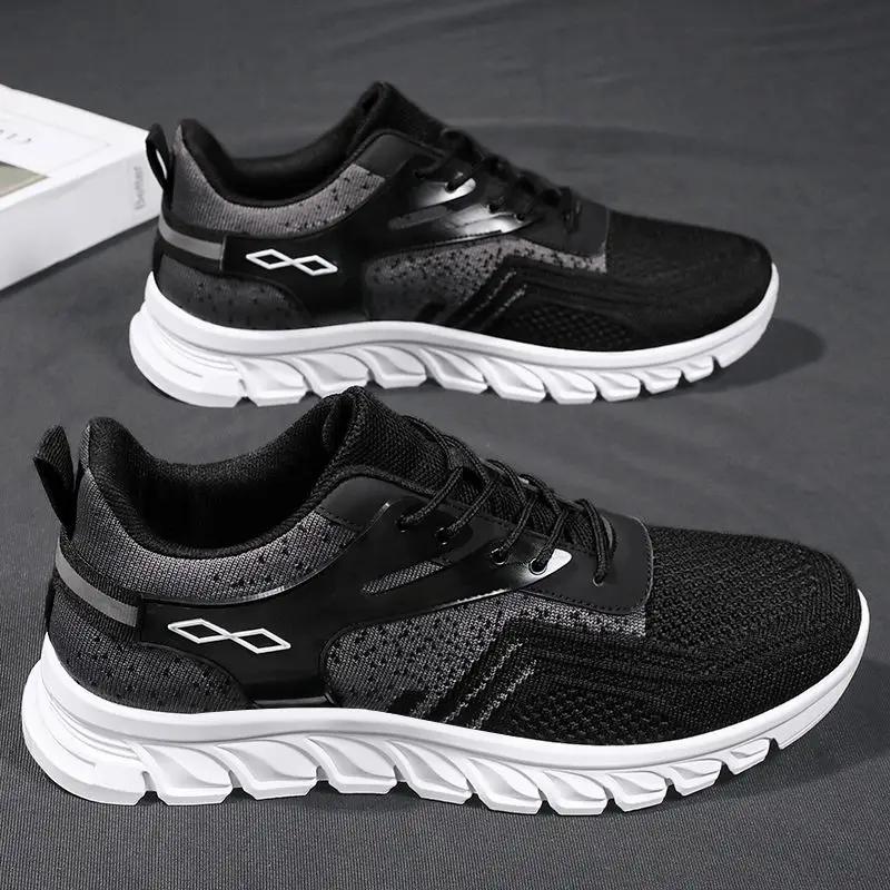

Fashion Mesh Upper Low-Top Quick-Drying Male Sports Shoes Summer Sale Original Deals Stylish Without Leather Light Men s Casual Sneakers 44