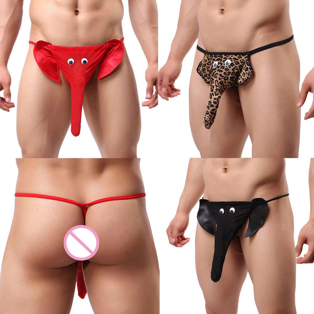 Lange Unterwäsche Sexy Unterwäsche Mode Elefantenrüssel Unterwäsche Herren Sexy Tanga Männer Cartoon Elefant Unterwäsche Höschen Tanga Verführen Shop Sexy Kleidung