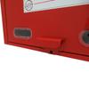 GREEN LIFE Mailbox, Steel, Red, 36cm (W) x 16.5cm (D) x 24.5cm (H), Model FH-30R