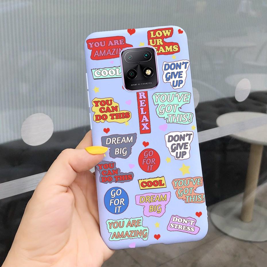 For Xiaomi Redmi 10X 5G 4G Case Cover Redmi 10X Pro Phone Cases Silicone Cute TPU Bumper For Xiaomi Redmi10X 10 X Pro Fundas