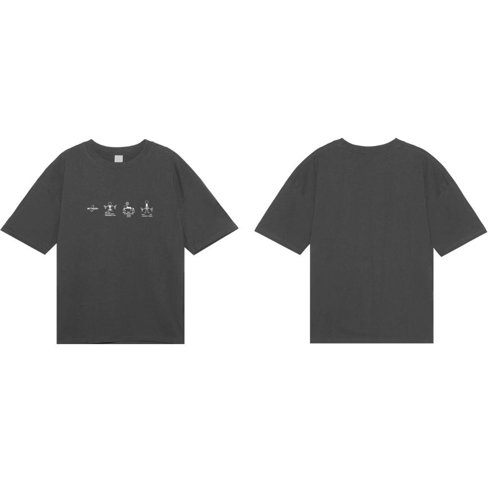 Meitmatch Leute Sommer Fitness Fitness Muskelaufbau Sport locker lässig Rundhals Herren T-Shirt Paare reine Baumwolle