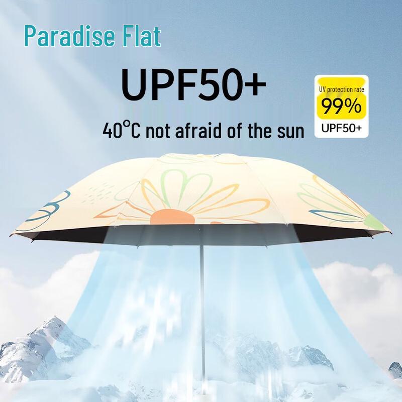Paradise Umbrella Compact UV Protection Travel Umbrella