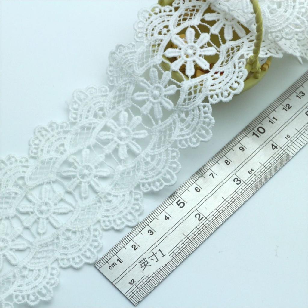 New Water-Soluble Lace Milk Silk Embroidery Lace, Exquisite Barcode Lace Wholesale Underwear Lace