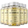 Vitamin D3 5000 IU (125 Mcg) 120 Softgels — Bone Health, Immune Support, Daily Wellness
