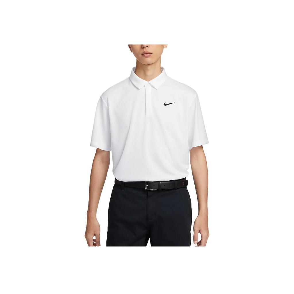 Nike Dri-FIT Tour Simple Breathable Soft Comfortable Polo Quick-Dry Short Sleeve T-Shirt Men Tops White Black FZ7476-100