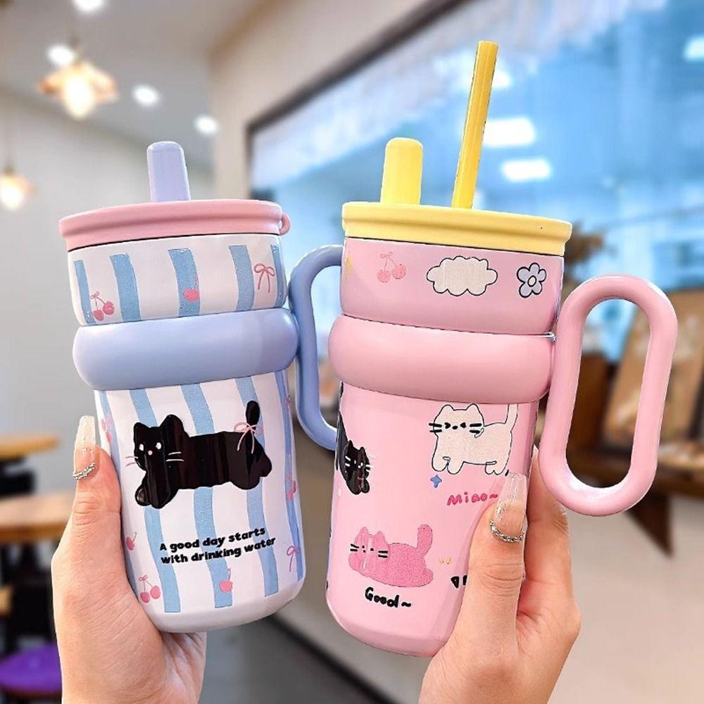 540ml Insulated Water Bottle 316 Stainless Steel Thermal Cup Portable Insulated Cup  Office