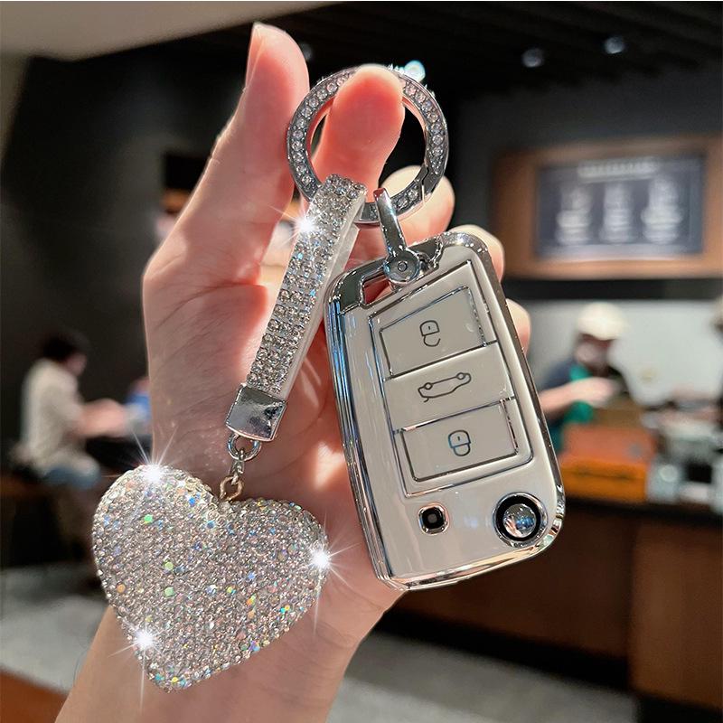 Volkswagen Key Case for Lavida, Sagitar, Tayron X, Golf, Lamando, Passat, Magotan, Tiguan L