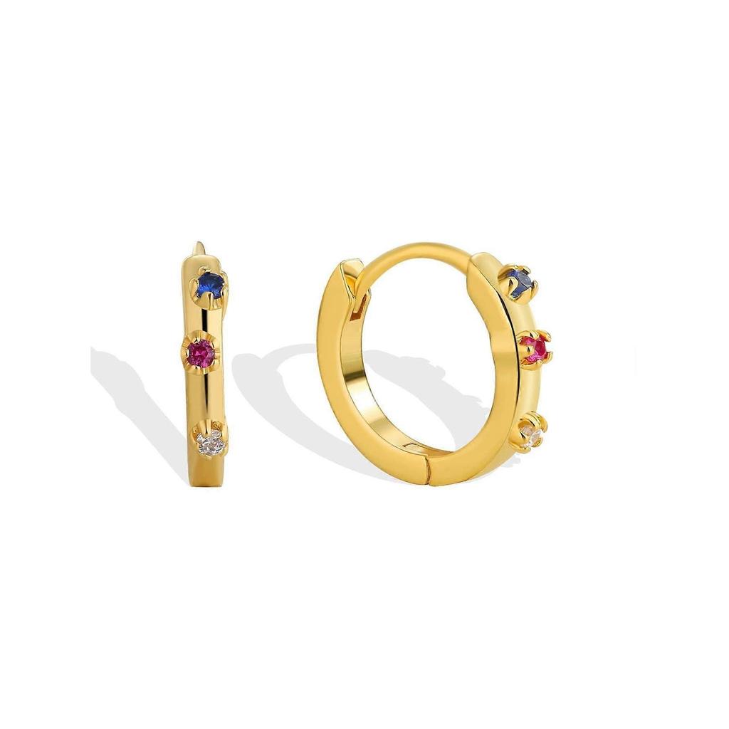 14K Gold Plated Earrings | Small Earrings | Women's Gold Earrings | Perfect Size Thin Earrings Hypoallergenic