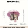 Summer New Cute Cat Acrylic Earrings - Ideal Gift for Romantic Earrings